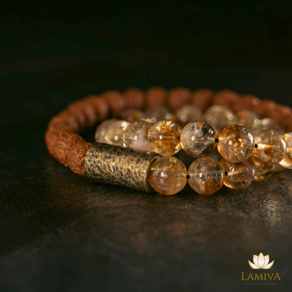 Himalayan Rudraksha Shine - Armband