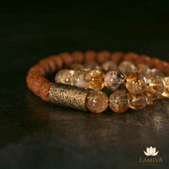 Himalayan Rudraksha Shine - Armband