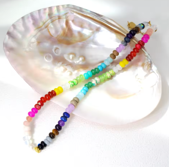 7 Chakra Edelstein - Kette