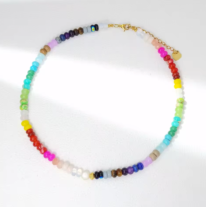 7 Chakra Edelstein - Kette
