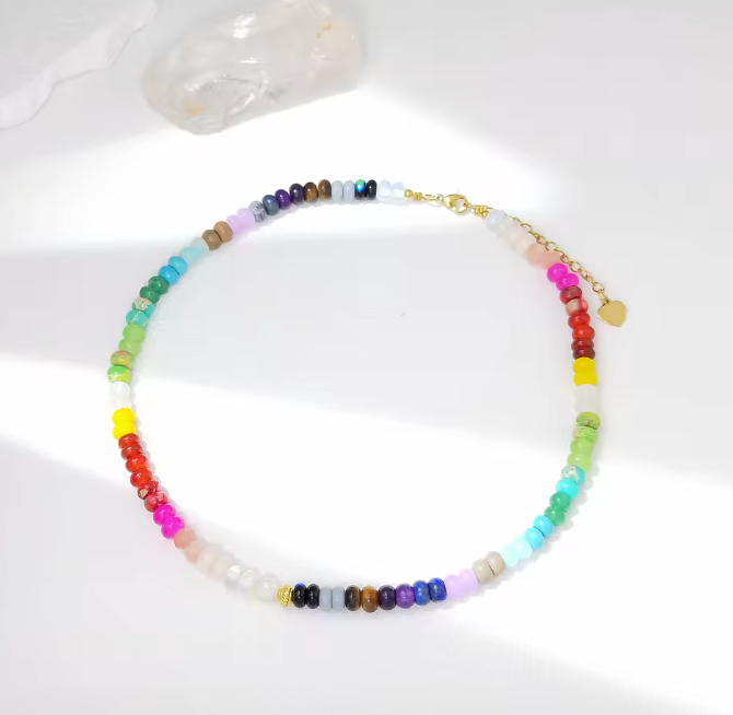 7 Chakra Edelstein - Kette