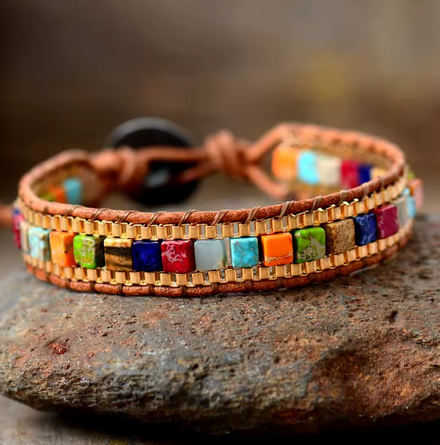 7 Chakra Colorful - Armband
