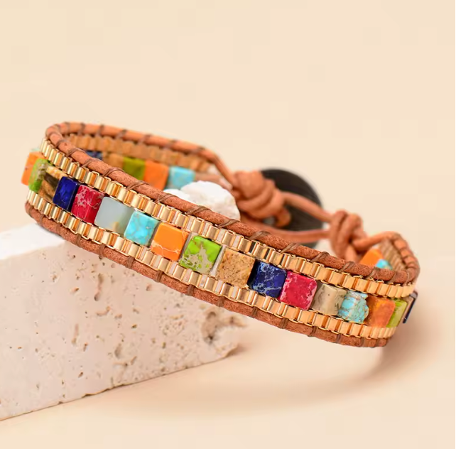 7 Chakra Colorful - Armband