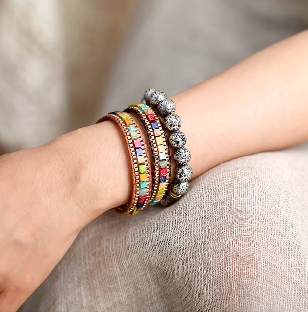 7 Chakra Colorful - Armband
