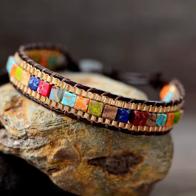 7 Chakra Colorful - Armband