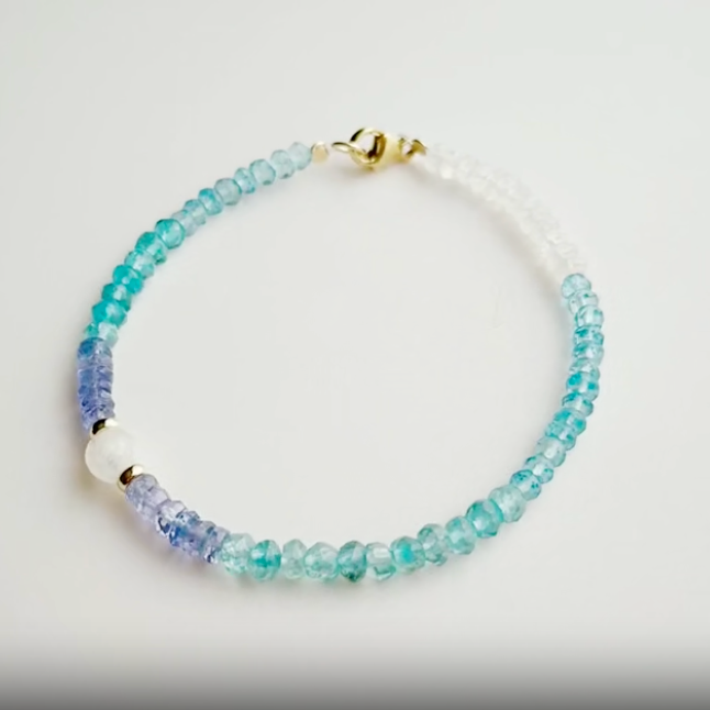 Luxe Aqua Marina - Armband