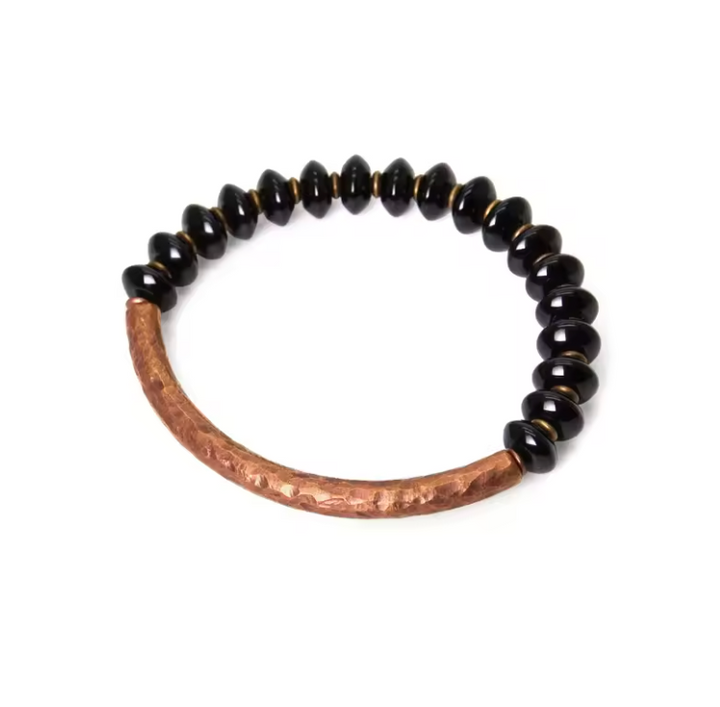 Mystio Obsidian Kupfer - Armband