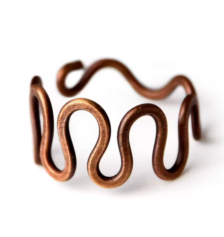 Kupfer Wave - Ring