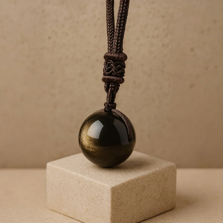Obsidian Colier - Halskette
