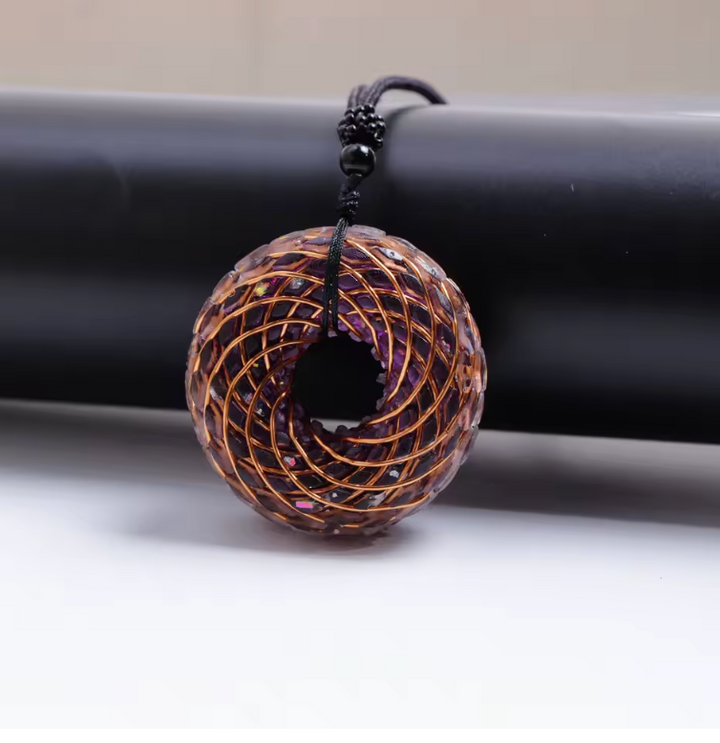 Auraspirale Naturstein - Kette