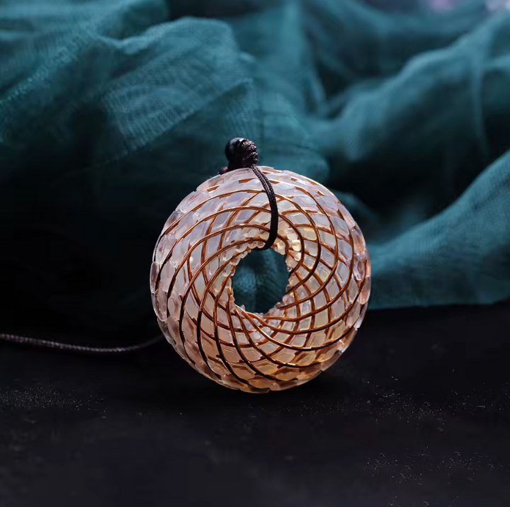 Auraspirale Naturstein - Kette