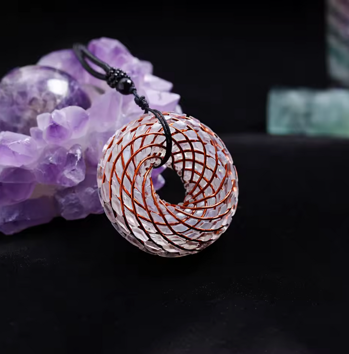 Auraspirale Naturstein - Kette