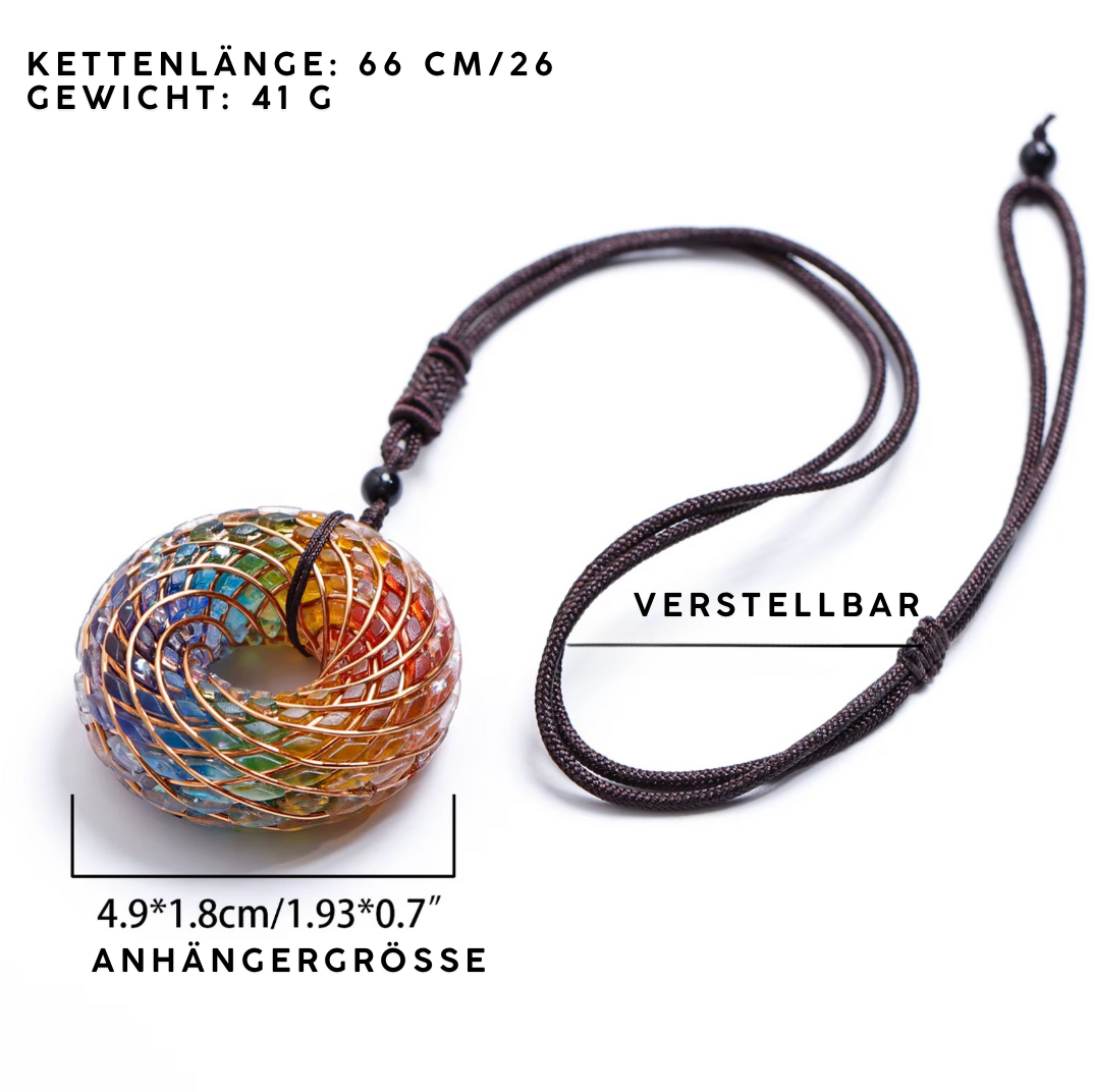 Auraspirale Naturstein - Kette