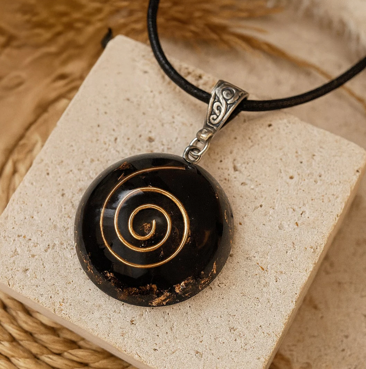 Obsidian Schutz Orgon - Kette