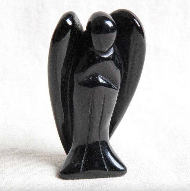 Schutzengel-Figur aus Obsidian