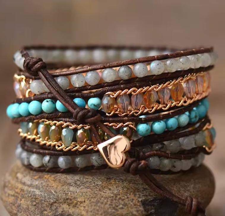 Lovely Labradorit - Wickelarmband