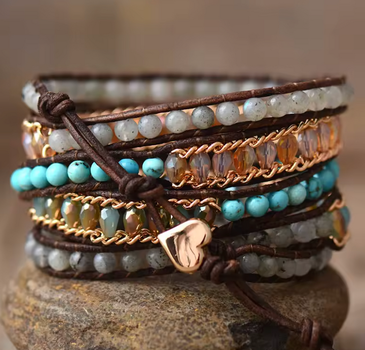 Lovely Labradorit - Wickelarmband