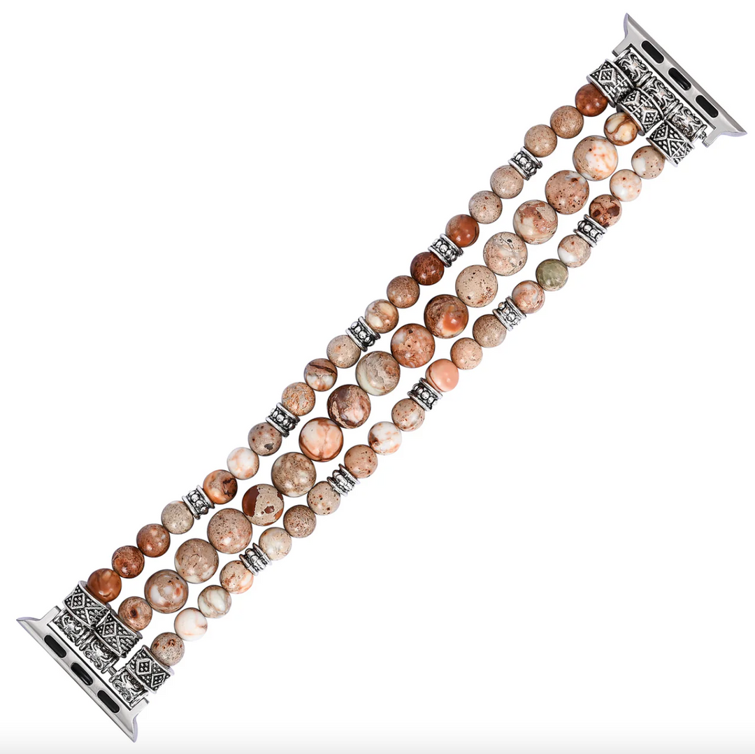 Beige Jaspis - Apple Watch Armband