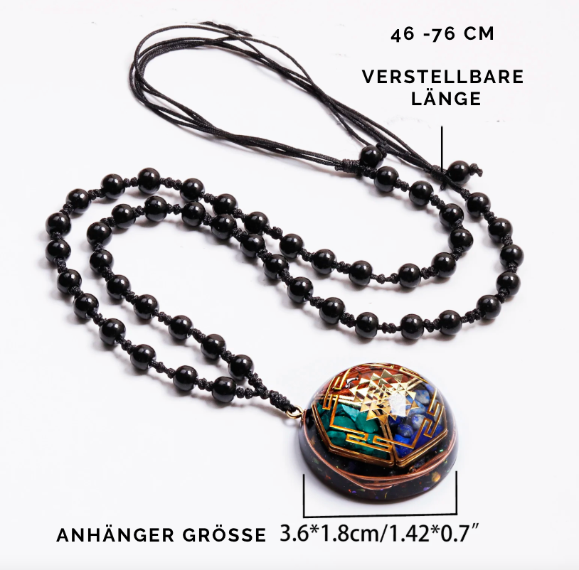 Chakra Sri Yantra Orgonit - Kette