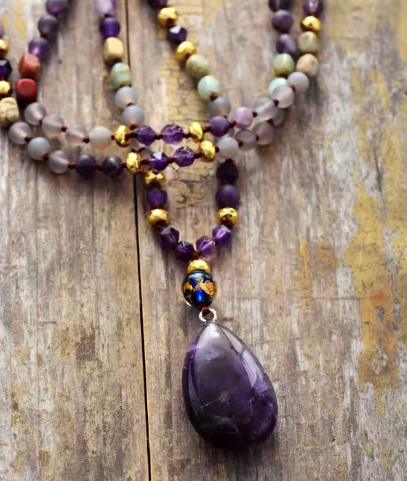 Amethyst Drop - Kette