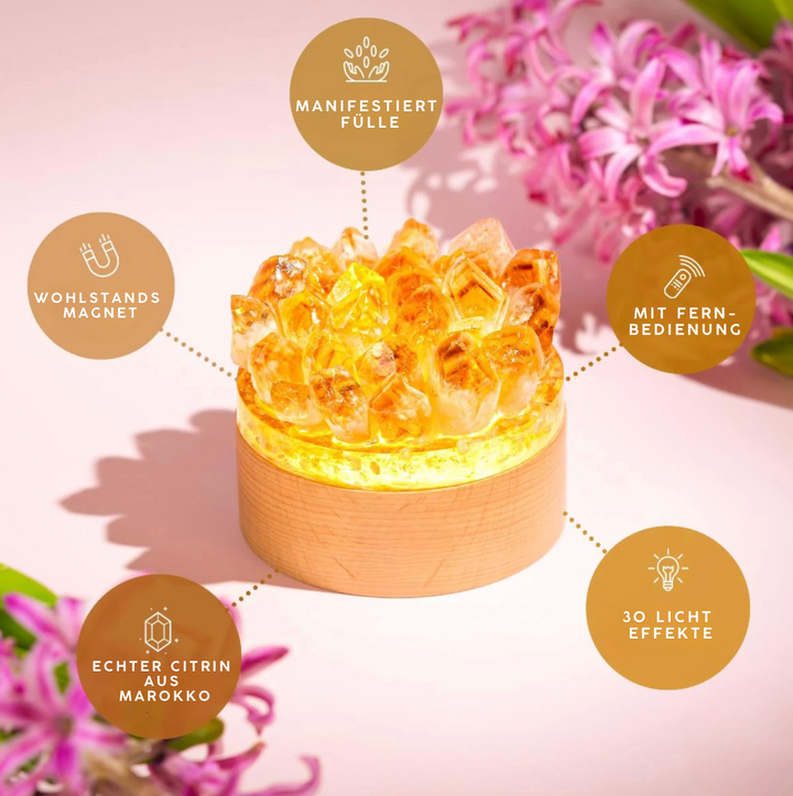 Citrin-Lampe "Shine"
