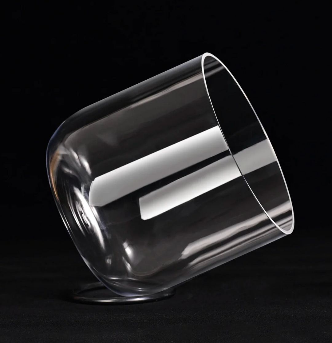 Kristall-Klangschale aus Quarz „White Crystal“