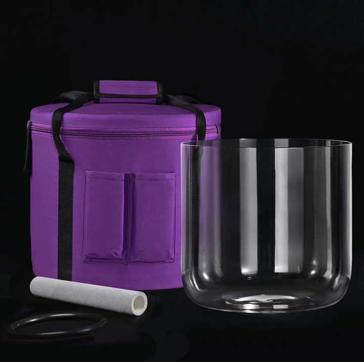 Kristall-Klangschale aus Quarz „White Crystal“