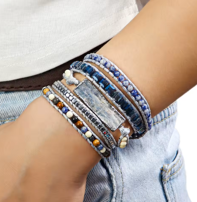 Topas Ocean - Wickelarmband