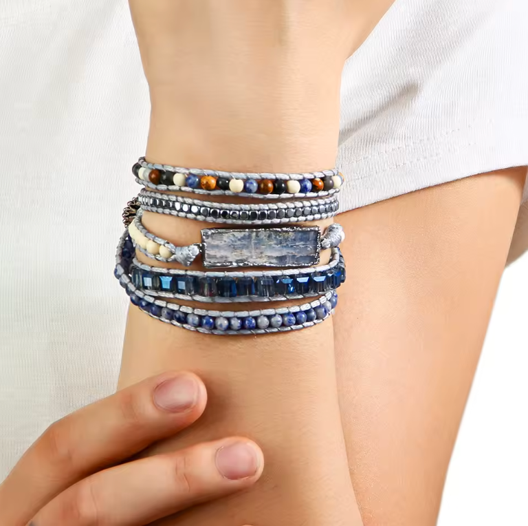 Topas Ocean - Wickelarmband