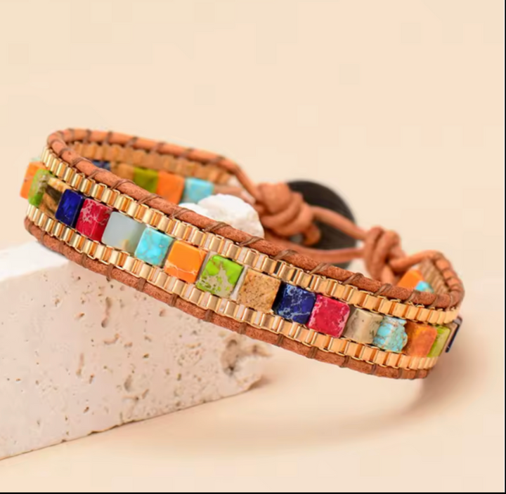 7 Chakra Colorful - Armband