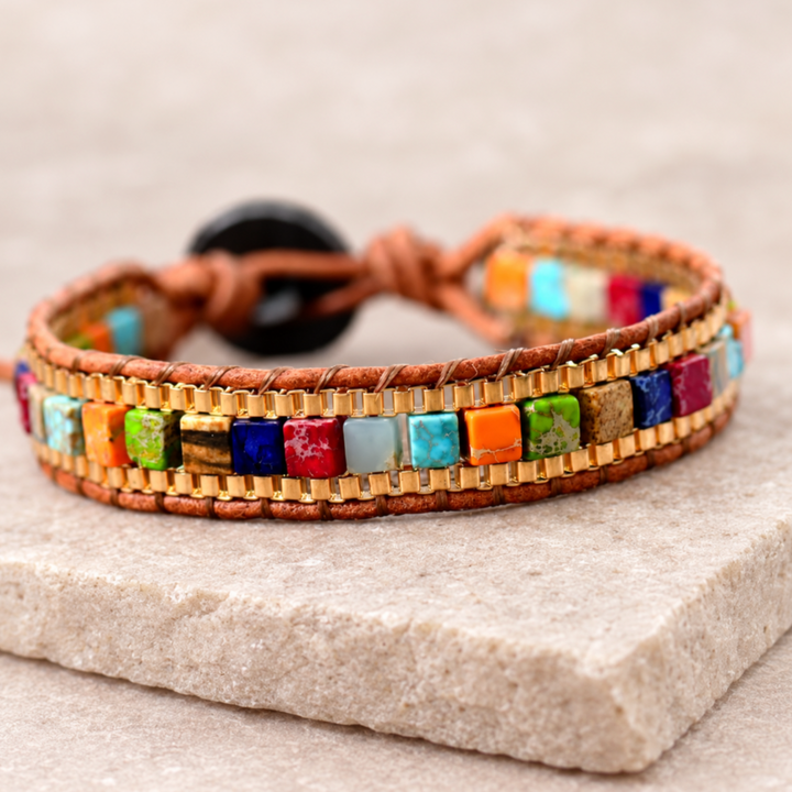 7 Chakra Colorful - Armband