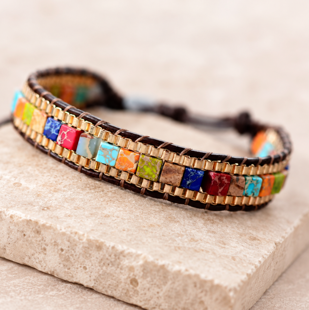 7 Chakra Colorful - Armband