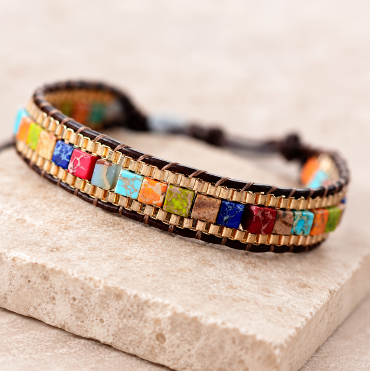7 Chakra Colorful - Armband