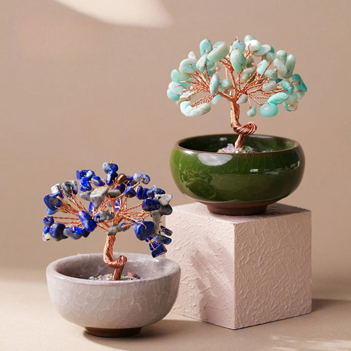Feng Shui Baum "Heilige Energien" aus Natursteinen