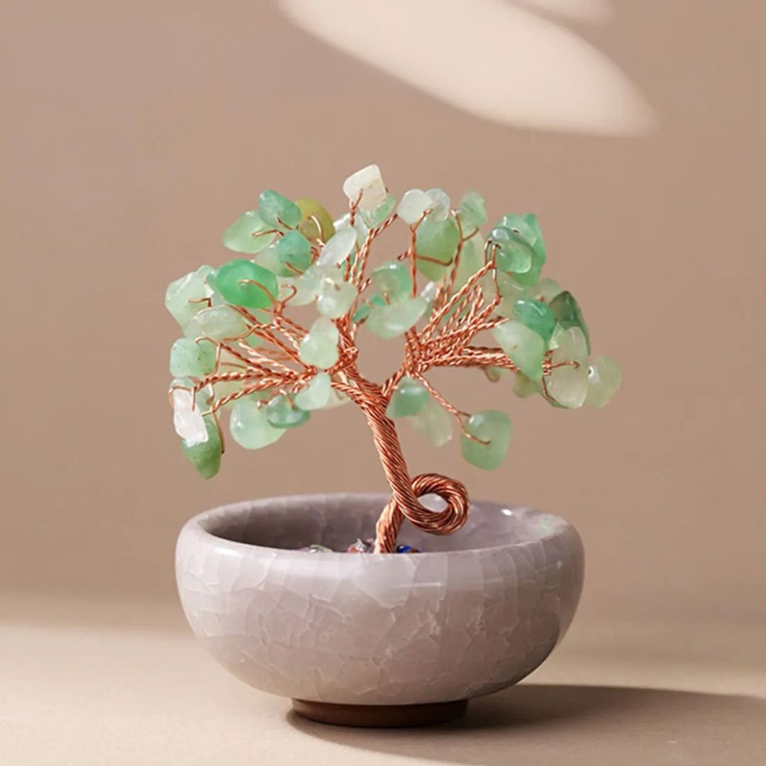 Feng Shui Baum "Heilige Energien" aus Natursteinen