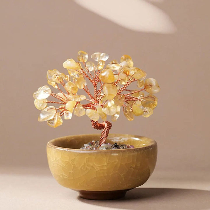 Feng Shui Baum "Heilige Energien" aus Natursteinen