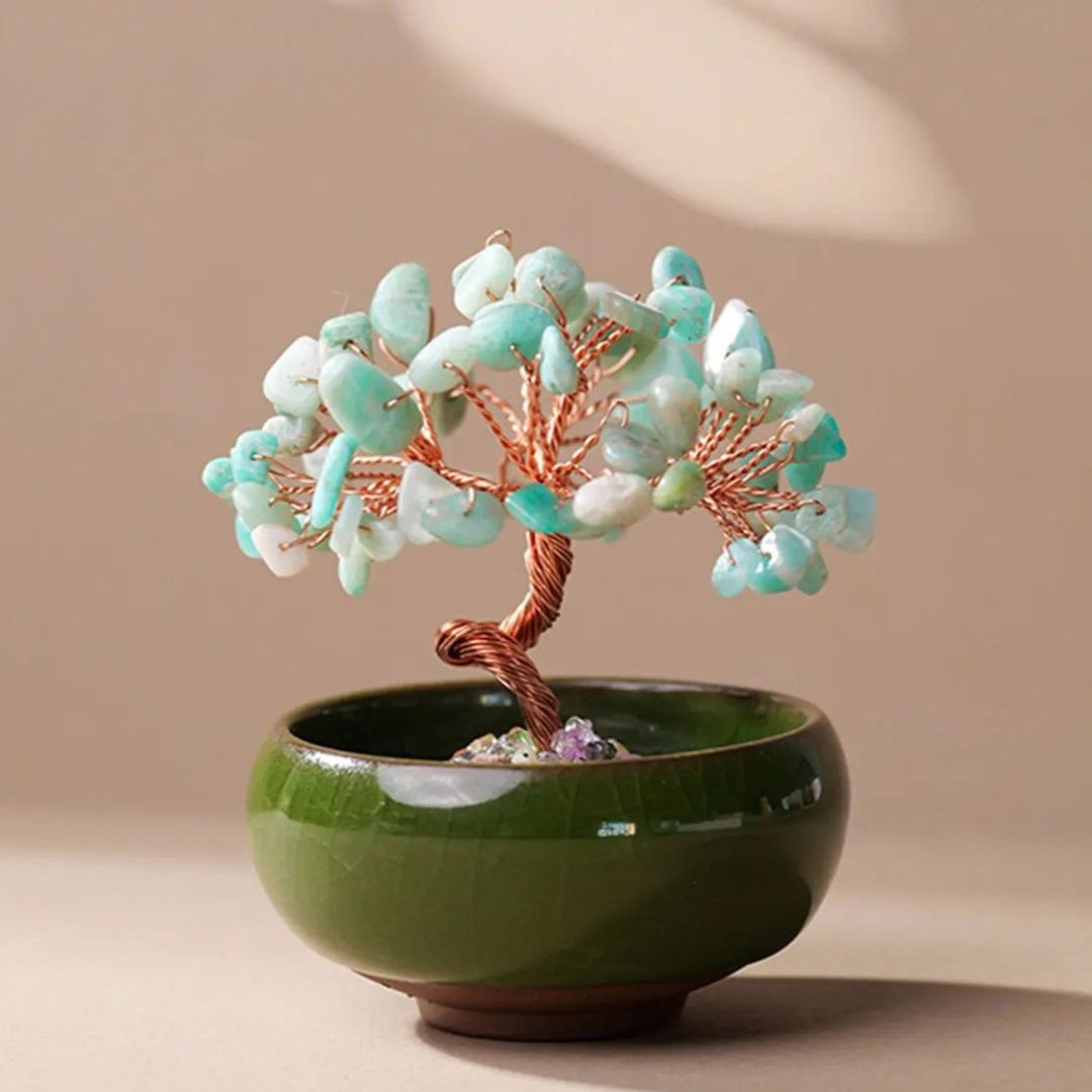 Feng Shui Baum "Heilige Energien" aus Natursteinen