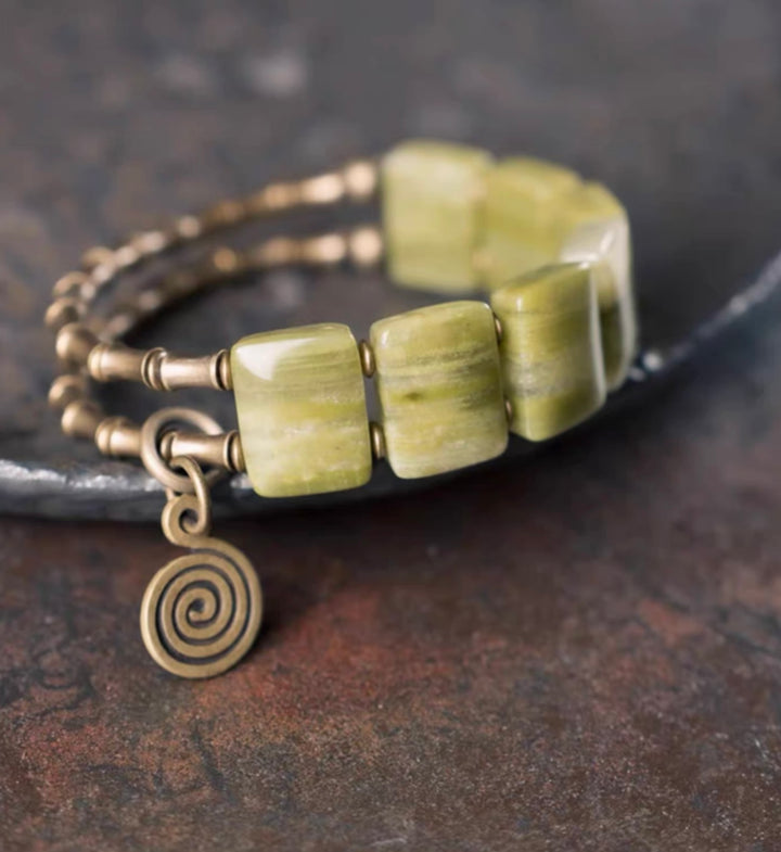 Healing Jade Kupfer - Armband