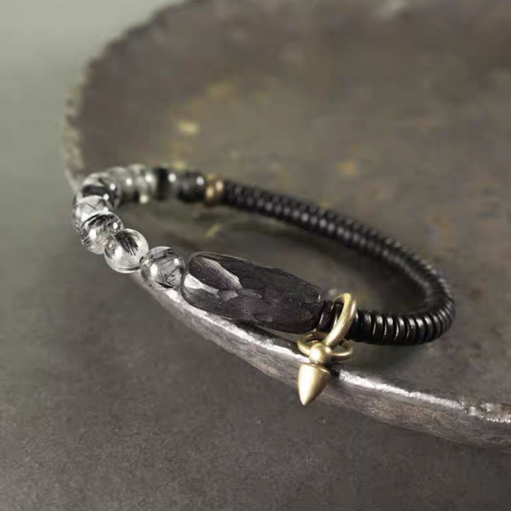 Rauchquarz Earthbound - Armband