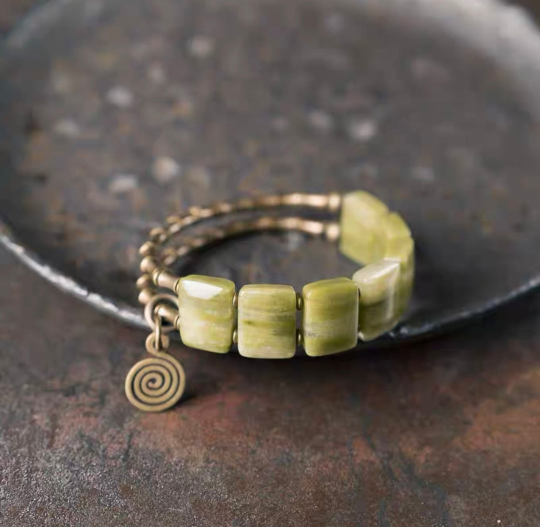 Healing Jade Kupfer - Armband