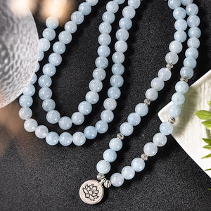 Bleu Aquamarine - Mala Kette