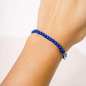 Blue Jade Edelstein Mini - Armband