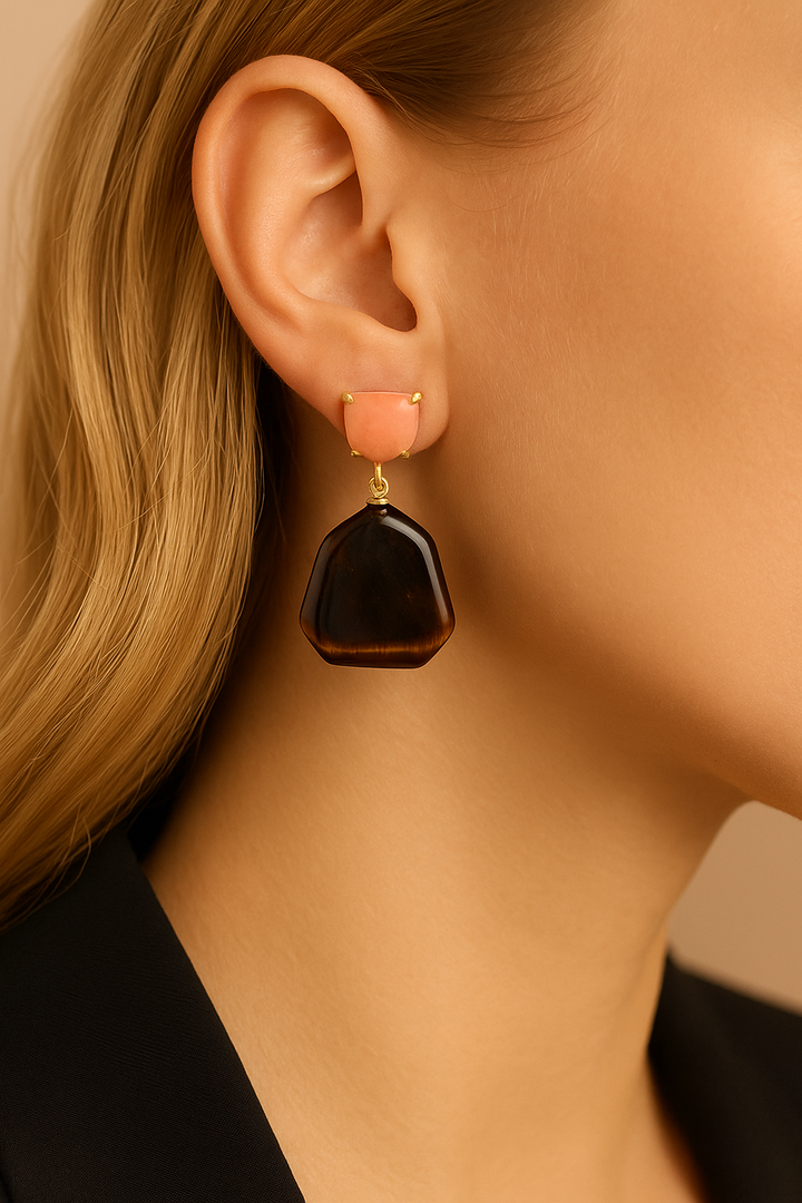 Lovely Tigerauge - Ohrringe