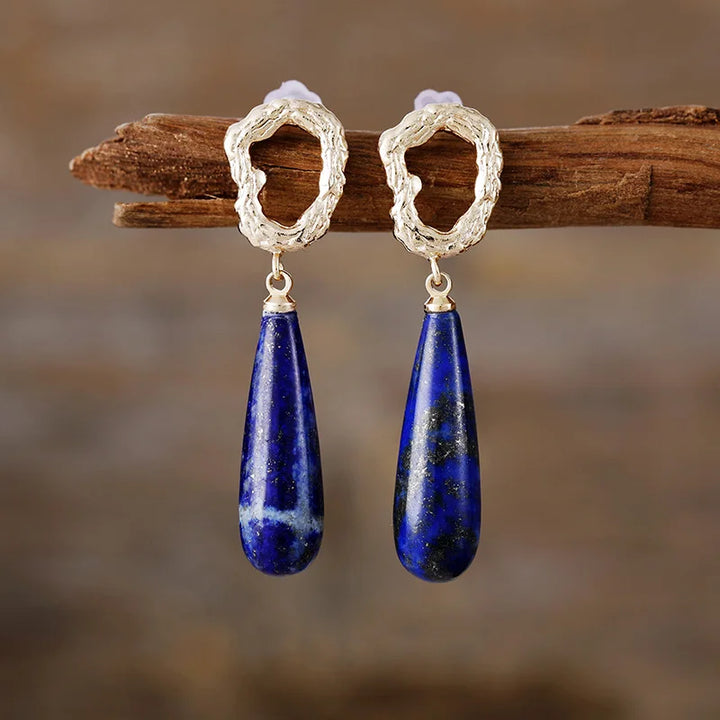Azure Glow Lapislazuli - Ohrringe