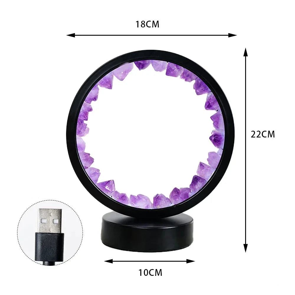 Amethyst-Lampe "Kristalltraum"