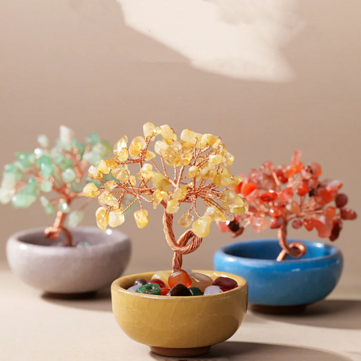 Feng Shui Baum "Heilige Energien" aus Natursteinen