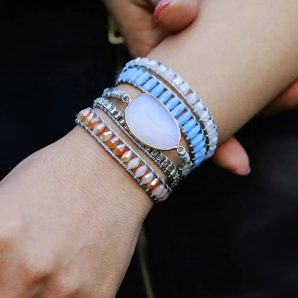 Opal Love - Wickelarmband