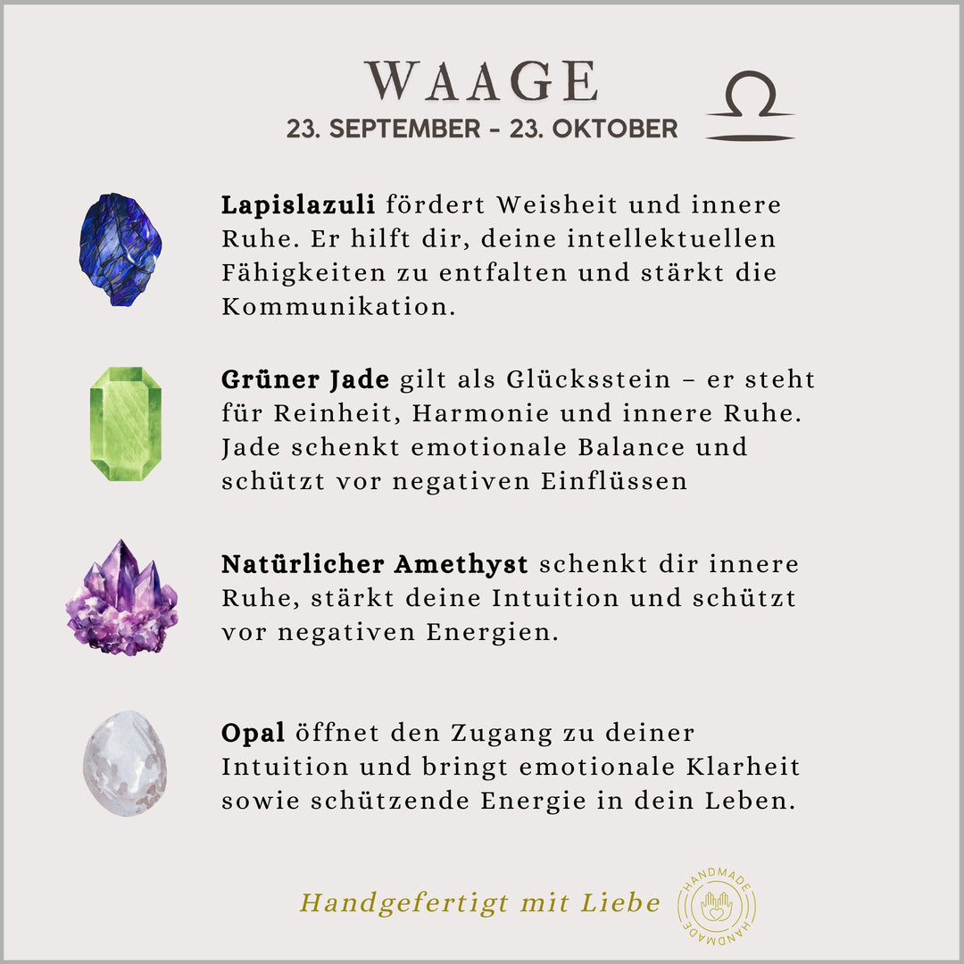 Waage - Armband Set