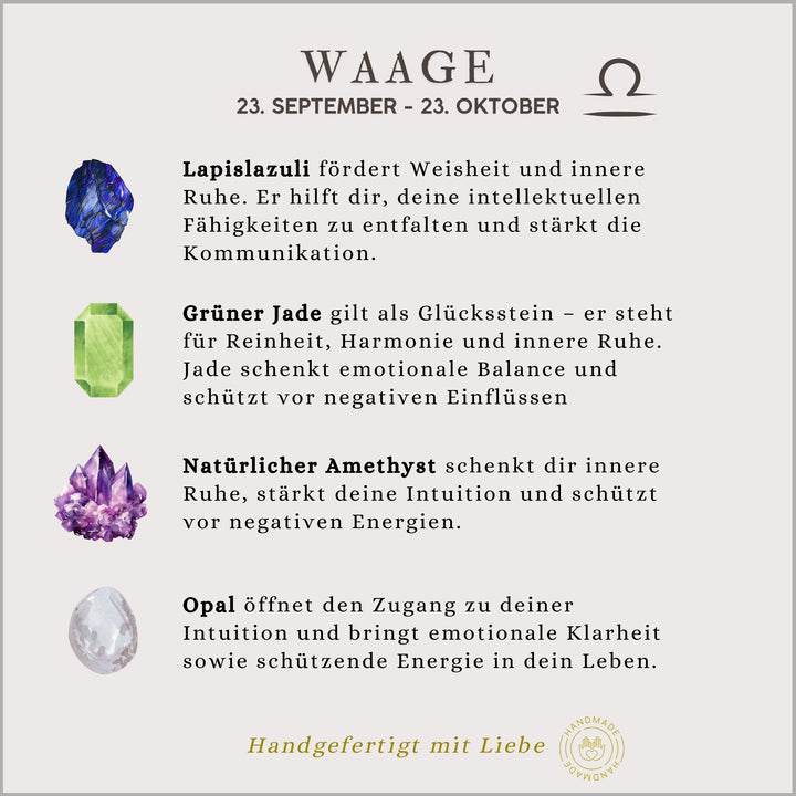 Waage - Armband Set