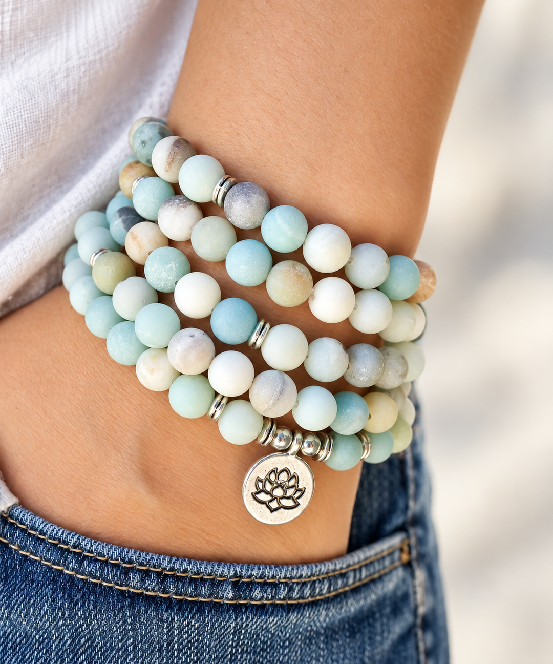 Amazonit Harmonie - Mala Kette